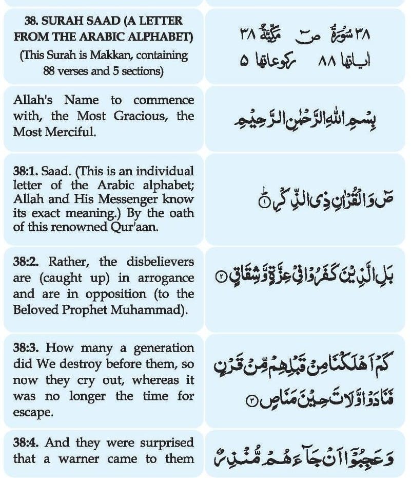 Surah Sad